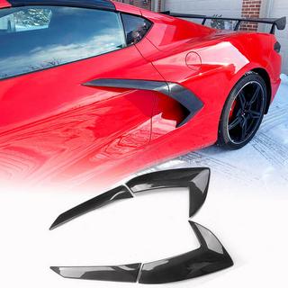 Aizmugurējo spārnu uzlikas (2019-2022, Karbons) Chevrolet Corvette C8 2019– foto 1