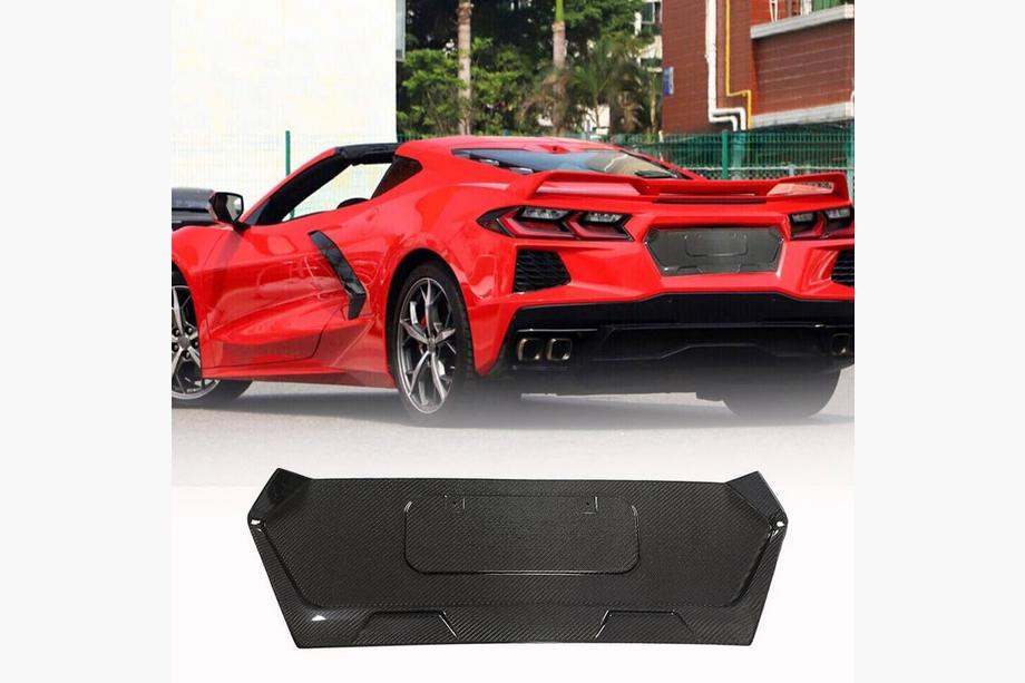 Chevrolet Corvette C8 2019– Bagāžnieka vāka uzlika, Carbon (2019-2022, Carbon) Image