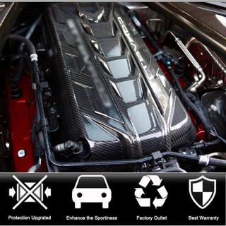 Dzinēja vāks (2019-2022, Oglekļa šķiedra) Chevrolet Corvette C8 2019– foto 2