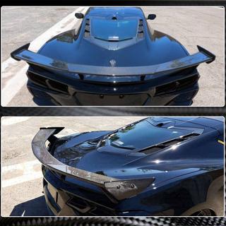 Spoileris V1 (ogleklis) Chevrolet Corvette C8 2019– foto 3