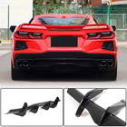 Chevrolet Corvette C8 2019– Aizmugurējā bampera difuzors V2 (2019-2022, Karbons) foto 2