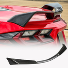 Chevrolet Corvette C8 2019– Spoileris V2 (oglekļa šķiedra) foto 1
