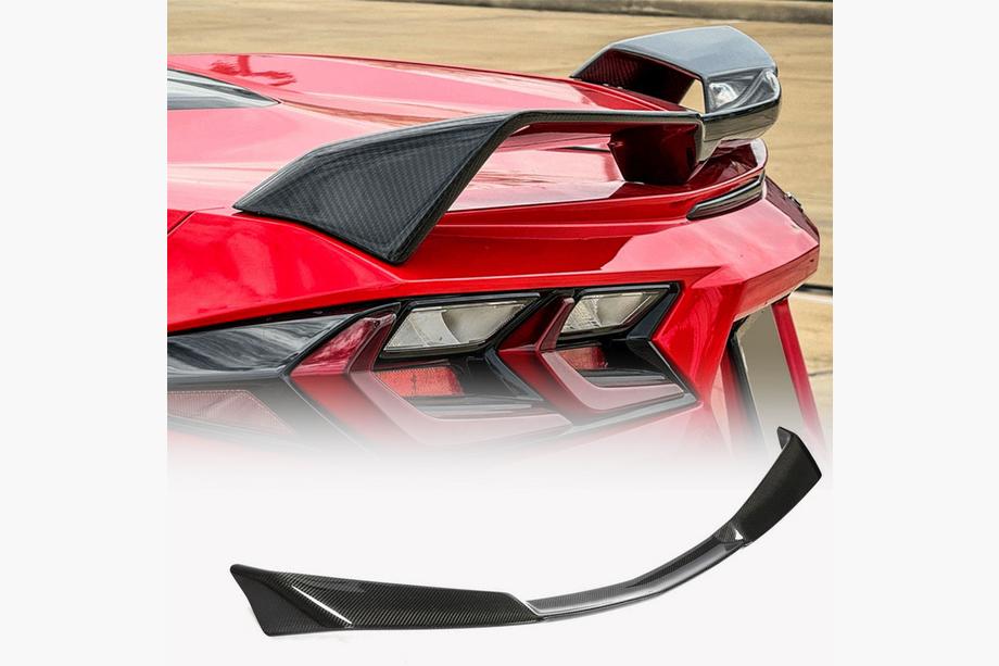 Chevrolet Corvette C8 2019– Spoileris V2 (oglekļa šķiedra) Image
