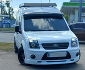 Ford Connect 2010–2013 Priekšējā apakšējā spoilerlūpa (krāsošanai) foto 1