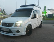 Ford Connect 2010–2013 Priekšējā apakšējā spoilerlūpa (krāsošanai) foto 2