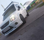 Ford Connect 2010–2013 Priekšējā apakšējā spoilerlūpa (krāsošanai) foto 3