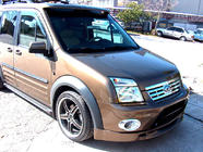 Ford Connect 2010–2013 Priekšējā apakšējā spoilerlūpa (krāsošanai) foto 4