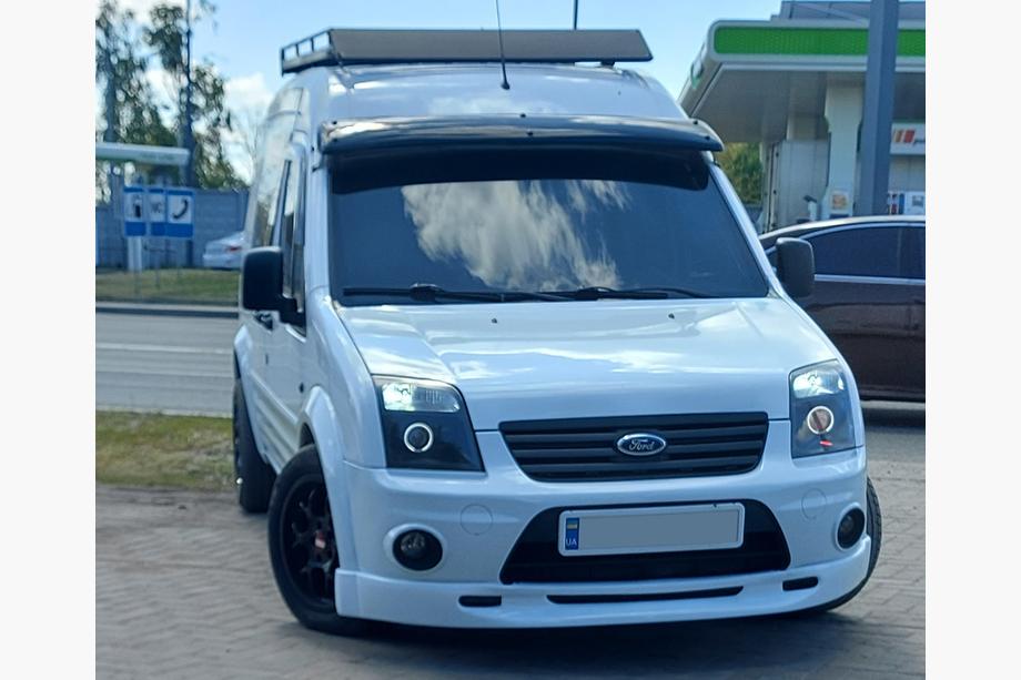 Ford Connect 2010–2013 Priekšējā apakšējā spoilerlūpa (krāsošanai) Image