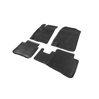 Gumijas salona paklājiņi ar paaugstinātu malu (4 gab., Polytep) Kia Rio 2005–2011 foto 2