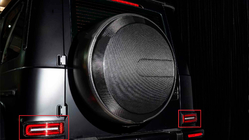 Mercedes G class W465 2025– Aizmugurējo lukturu apdares rāmji (karbons) foto 1