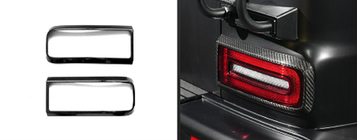 Mercedes G class W465 2025– Aizmugurējo lukturu apdares rāmji (karbons) foto 3