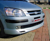 Hyundai Getz 2002– Priekšējā apakšējā spoilerlūpa (krāsošanai) foto 6