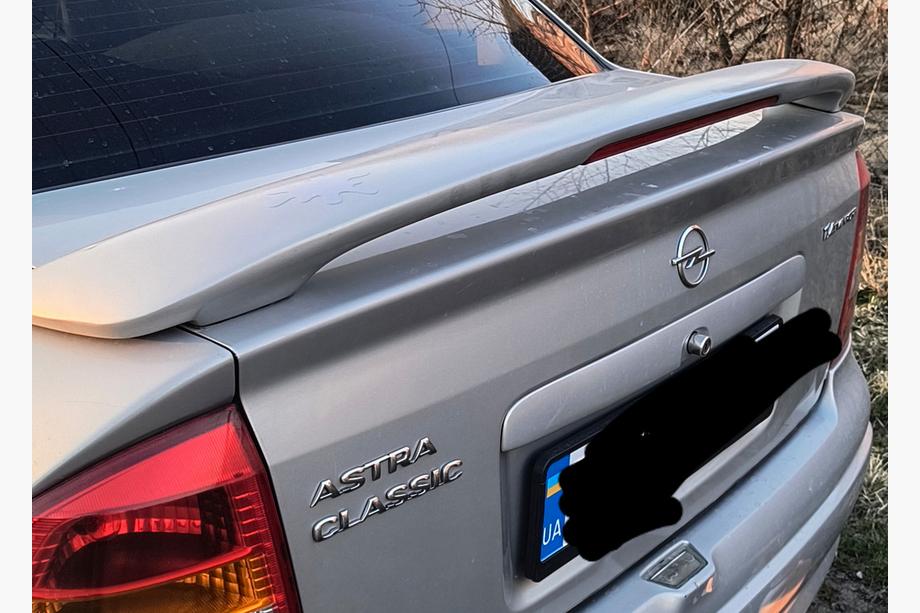 Opel Astra G Classic 1998–2012 Sedan spoileris (krāsošanai) Image