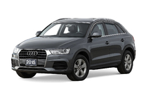 Audi Q3 2011–2019 Logu vēja deflektori ar hromētu līsti Niken Luxury (4 gab.) foto 1