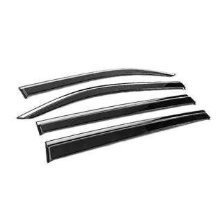 Logu vēja deflektori ar hromētu līsti Niken Luxury (4 gab.) Citroen Berlingo/Multispace 2018– foto 3