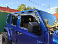 Jeep Wrangler 2018– Logu vēja deflektori Niken Luxury (4 gab.) foto 4