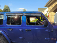 Jeep Wrangler 2018– Logu vēja deflektori Niken Luxury (4 gab.) foto 1