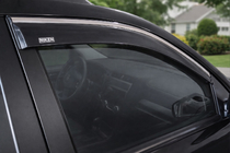 Kia Sportage 2004–2010 Logu vēja deflektori ar hromētu līsti Niken Luxury (4 gab.) foto 3