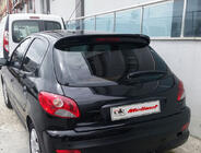 Peugeot 206 1998–2024 Meliset augšējais spoileris (krāsošanai) foto 2