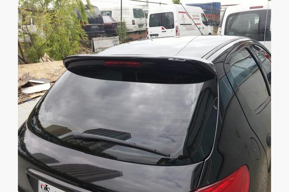 Peugeot 206 1998–2024 Meliset augšējais spoileris (krāsošanai) Image