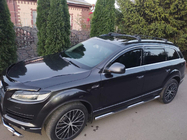 Audi Q7 2005–2015 Jumta bagāžnieka šķērsstieņi integrētām jumta reliņām Skybar V2 120 cm (2 gab.) foto 1