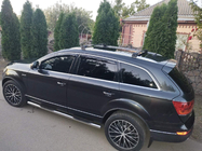 Audi Q7 2005–2015 Jumta bagāžnieka šķērsstieņi integrētām jumta reliņām Skybar V2 120 cm (2 gab.) foto 5