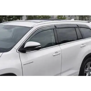 Logu vēja deflektori ar hromētu moldingu Niken Luxury (6 gab.)
