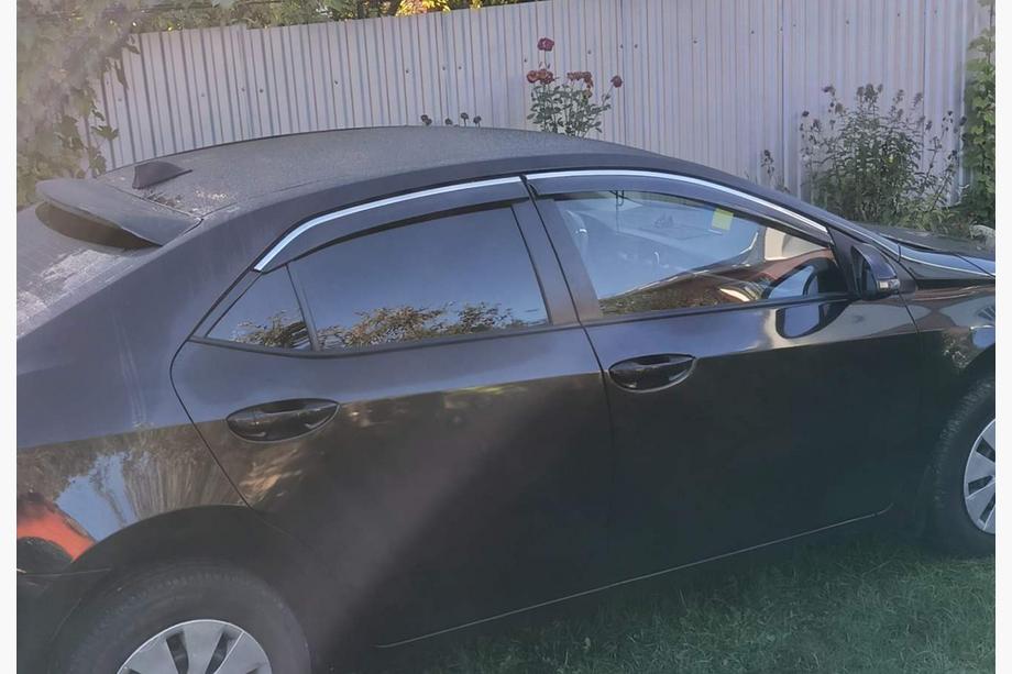 Toyota Corolla 2013–2019 Logu vēja deflektori ar hromētu līsti Niken Luxury (4 gab.) Image