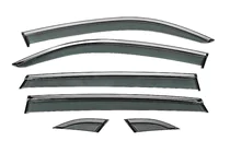 Volkswagen Atlas (Terramont) 2016– Sānu logu deflektori ar hromētu līsti Niken Luxury (Terramont X, 6 gab.) foto 1