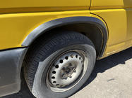 Volkswagen T4 Transporter 1990–2003 Riteņu arku uzlikas (4 gab., melnas) Nerūsējošais tērauds foto 4