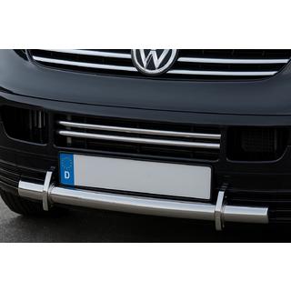Bampera režģa uzlikas (2 gab., nerūsējošais tērauds) Volkswagen T5 Transporter 2003–2010 foto 1