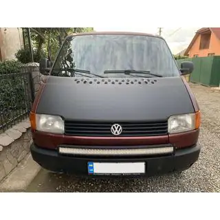 Motora pārsega pārvalks plakanam pārsegam (ādas aizvietotājs) Volkswagen T4 Transporter 1990–2003 foto 1