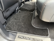 Nissan Armada 2016–2024 Deluxe tekstila paklājiņi (3 rindas, melni) foto 10
