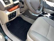 Toyota Land Cruiser Prado 120 2002–2009 Deluxe tekstila paklājiņi (2 rindas, melni) foto 1