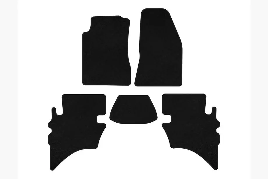 Ford Ranger 2002–2006 Tekstila paklājiņi Deluxe (Melni) Foto 1