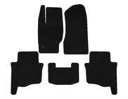Jeep Grand Cherokee WK 2004–2010 Tekstila paklājiņi Deluxe (Melni) foto 1