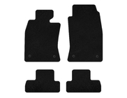 Mini Cooper R50/52/53 2000–2006 Deluxe tekstila paklājiņi (R50, melni) foto 1