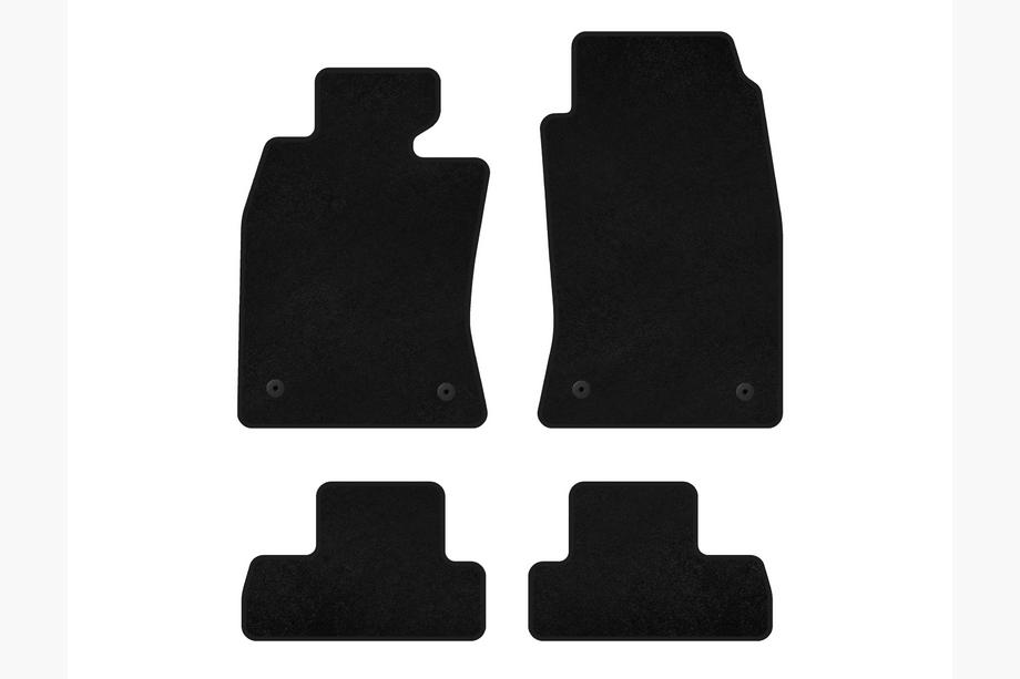 Mini Cooper R50/52/53 2000–2006 Deluxe tekstila paklājiņi (R50, melni) Image
