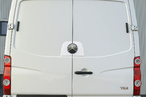 Mercedes Sprinter W906 2006–2018 Aizmugurējā logotipa apmale (nerūsējošais tērauds) foto 1