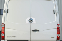 Volkswagen Crafter 2006–2016 Aizmugurējā logotipa apmale (nerūsējošais tērauds) foto 1