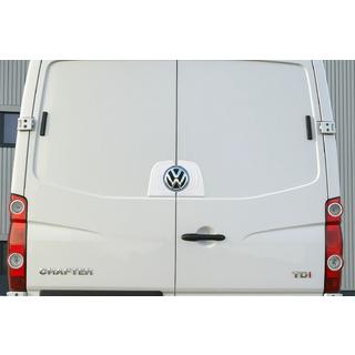 Aizmugurējā logotipa apmale (nerūsējošais tērauds) Volkswagen Crafter 2006–2016 foto 1