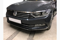 Volkswagen Passat B8 2015–2023 Hroma lukturu uzlikas (2015-2018, 2 gab., nerūsējošais tērauds) foto 4