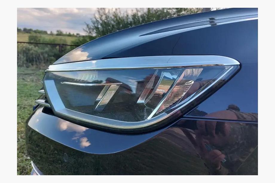 Volkswagen Passat B8 2015–2023 Hroma lukturu uzlikas (2015-2018, 2 gab., nerūsējošais tērauds) Image
