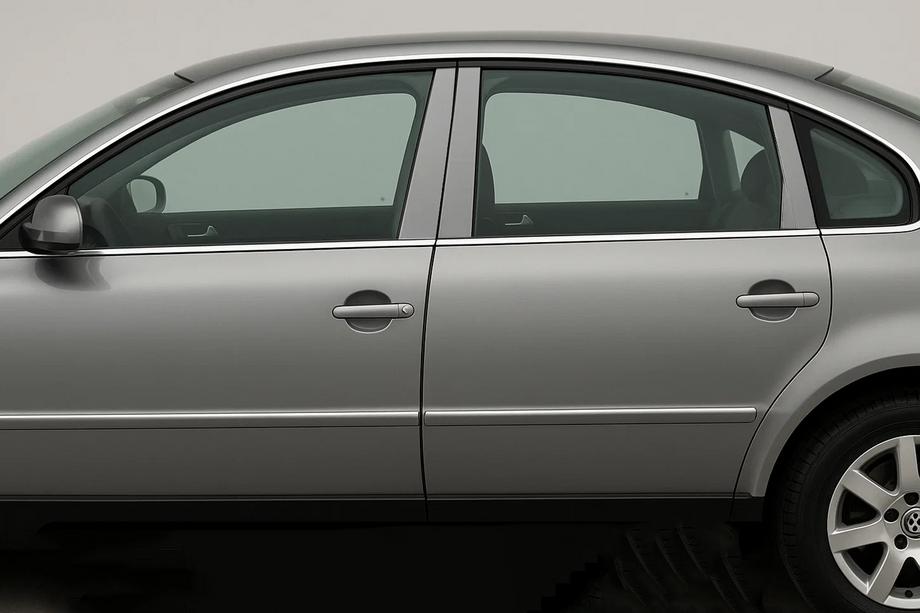 Volkswagen Passat B5 1997–2005 Durvju statņu uzlikas (6 gab., nerūsējošais tērauds) Image