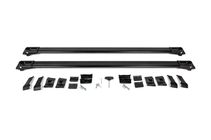 Kia Carnival 2021– Jumta bagāžnieks (šķērssijas) standarta reliņiem, slēdzams ar atslēgu WingBar V1 (2 gab.) līdz 140 cm, pelēkas foto 14