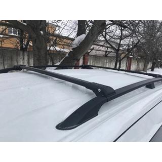 Jumta bagāžnieks (šķērssijas) standarta reliņiem, slēdzams ar atslēgu WingBar V1 (2 gab.) foto 4