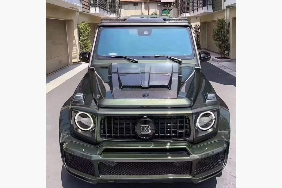 Mercedes G-Class W463 2018–2024 Motora pārsega uzlika (karbons) Image