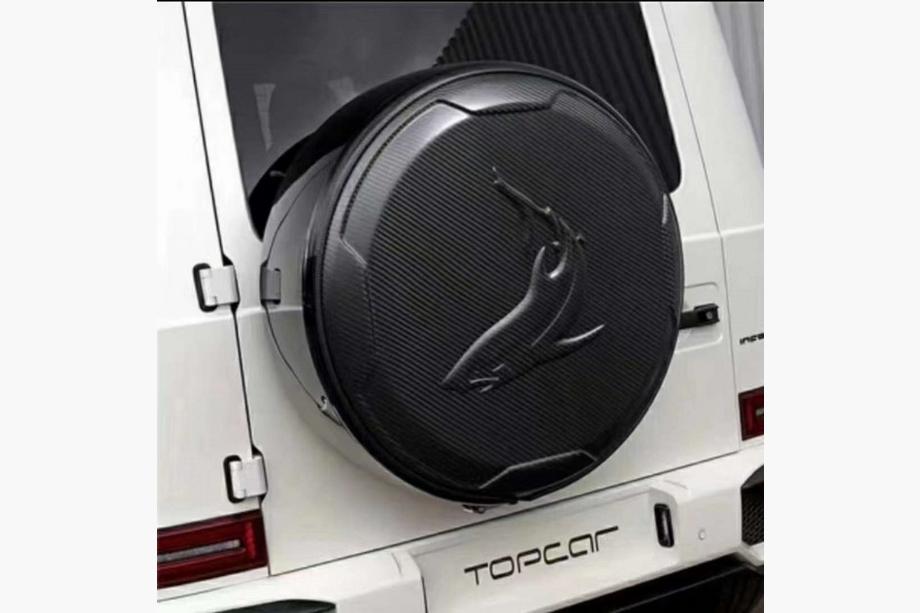 Mercedes G class W463 1990–2018 Rezerves riteņa pārsegs Topcar-Style (Karbons) Foto 1