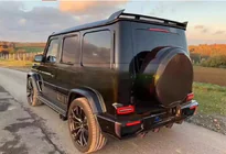Mercedes G-Class W463 2018–2024 Aizmugurējā bampera difuzors V2 (G63 AMG, karbons) foto 1