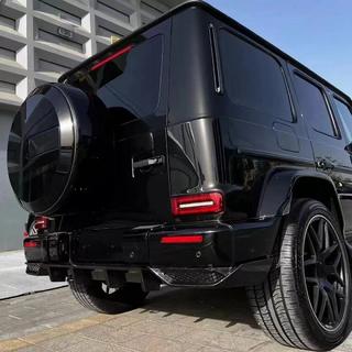 Aizmugurējā bampera difuzors V2 (G63 AMG, karbons) foto 4